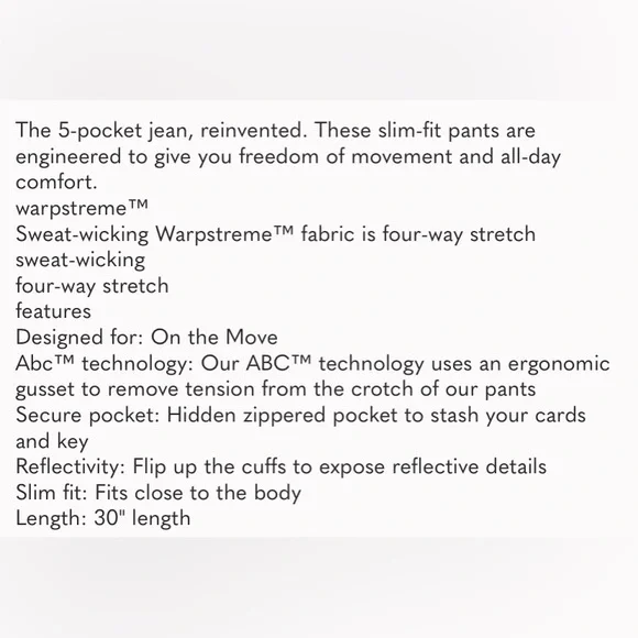 Lululemon EUC Warpstreme Pant - Picture 6 of 6